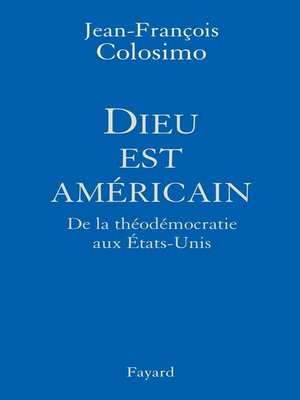 cover image of Dieu est américain